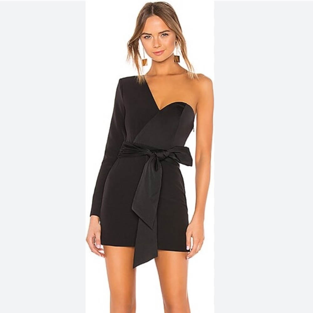 NBD Monsieur Mini Dress in Black